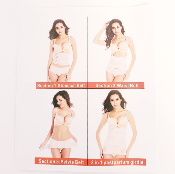 NWT 3 in 1 Postpartum Support Recovery Belly Wrap - Picture 2 of 5